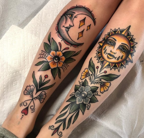 Shin Tattoos For Men