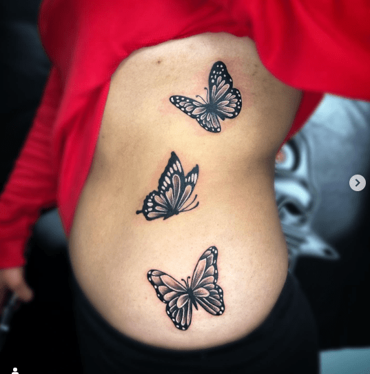 cute stomach tattoos for women
